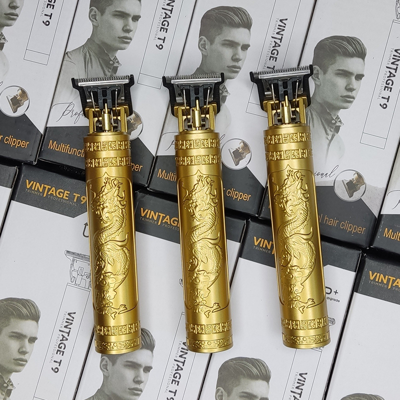 ✨ ماشین اصلاح شارژی Upgrade اصلی Vintage T9 | طرح اژدها ✨